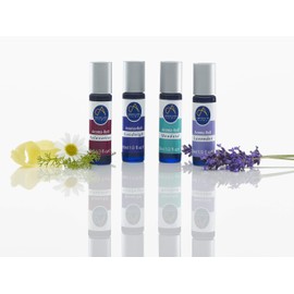 Absolute Aromas Goodnight Aroma-Roll Roller Ball - with 100% Pure Essential Oils - A Calming Relaxing Blend of Chamomile, Lavender and Vetiver in Jojoba Oil