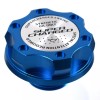 Unbranded Blue Oil Filler Cap With Super Charged Emblem For