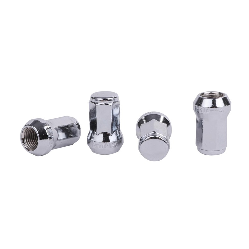 [Partools] Lock Nuts Silver Car Tire Wheel Nuts M12 Short