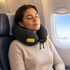 Memory Foam Travel Neck Pillow for Airplane & Daily Rest