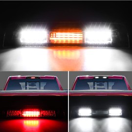 Gubebaili Third 3rd Brake Light Fit for Dodge Ram 1500 2009-2017,Ram 2500 3500 2010-2017, Cargo Light LED High Mount Stop Light with Gasket, Smoke Lens
