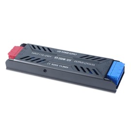 SUCIKORIO 12 V 200 W Power Supply LED Transformer 230 V to 12 V 16.6 A Slim Constant Voltage LED Driver Power Supply 12 V Ultra Thin Low Voltage Transformer for LED Lamps, LED Strip, Not Dimmable