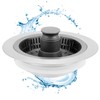QWORK® 3-in-1 Sink Plug, Kitchen Sink Plug Strainer and Stopper