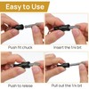 10 Pcs Bit Holder Keychain Kit, 1/4" Hex Shank Screwdriver