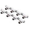 50PCS PT1/4 Hose Connectors PU Nylon Tubing T Shaped Tee