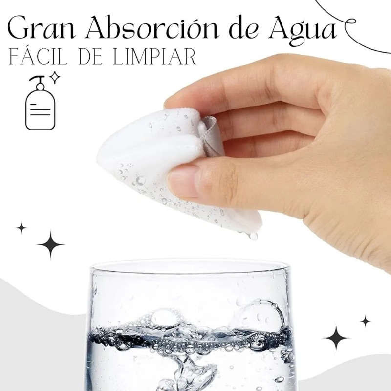 Set 6 Esponja Maquillaje Polvo Base Triángulo Cosméticos F