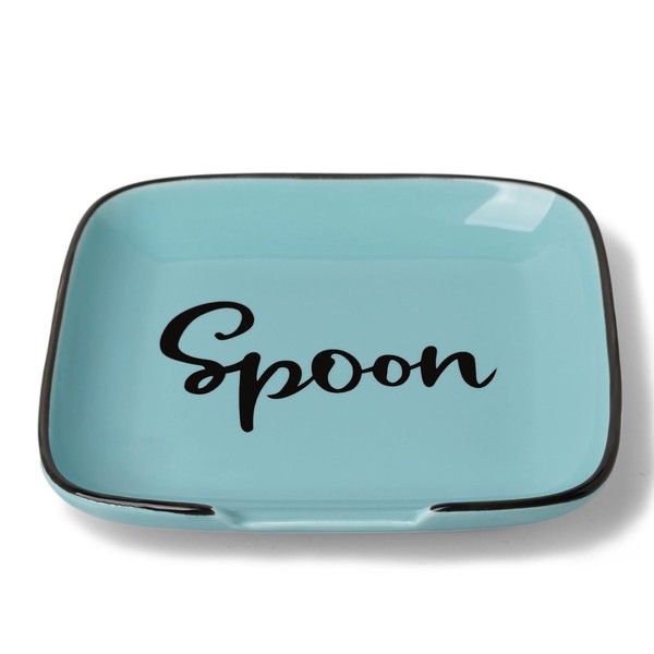 GDCZ Ceramic Spoon Rest for Stove Top 4.75 Inches Large