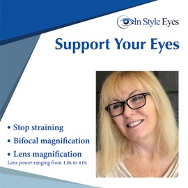 In Style Eyes Seymore Retro Reading Glasses Multi Pack - Full-Rimmed, Lightweight Oval Frame - Non-Polarized Aspheric Lens - Tortoise - 2.0x