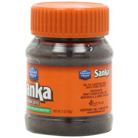 Sanka Decaf Instant Coffee (12 ct Pack, 2 oz Jars)