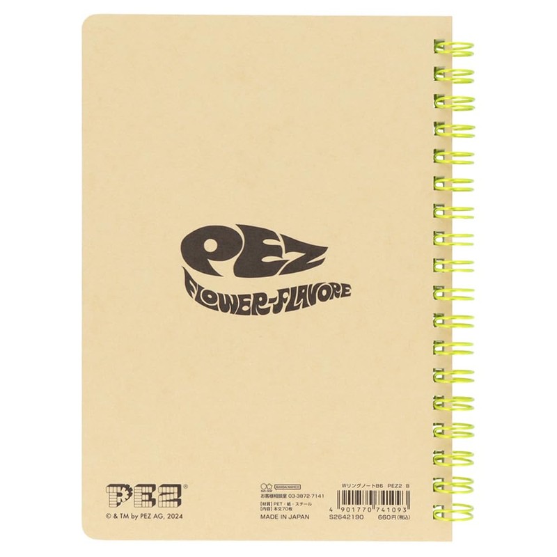 Sunstar Bungu S2642190 PEZ Notebook, W Ring, B6, B Pattern