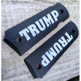 Colt Full Size Colt 1911 3D Trump MAGA Grips Kimber Rock Island