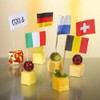 1 SCHACHTEL mit 100 Flaggen Picker SCHWEIZ gedeckter Tisch Tischdeko