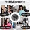 Mini Wireless Furry Windscreen Covers, 5 Pcs Furry Windscreen Muff