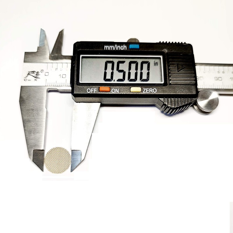 200 pcs 1/2 Inch Premium Thick Brass Pipe Screens, 0.5"