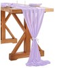 Light Purple Chiffon Table Runner 27x120 Inches Rustic Table Runners
