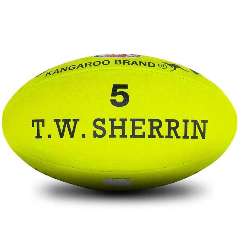 Sherrin KB All Surface Training Football, Neon Lime, Size 5