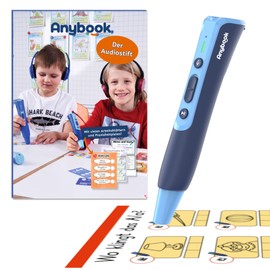Anybook Pro M700 - Audio Pen & Reading Pen with Recording & Playback Function, Flexible for Speech & Reading Promotion in Primary School, Primary School & Home (No Digital Code Generation License)
