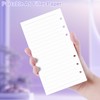 Antner A6 Lined Refill Paper 6-Hole Planner Inserts for A6