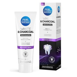 Perlweiss White & Charcoal Activated Carbon, 75 ml
