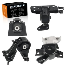 Engine Motor Mount & Trans Mount Replacement for Toyota RAV4 2.4L 2006 2007 2008, Engine Mount Set of 4 Replaces OE# A62050 GP9513 EM9513 123710V020 1237128190 A62064 GP9549 EM9549 1237228220