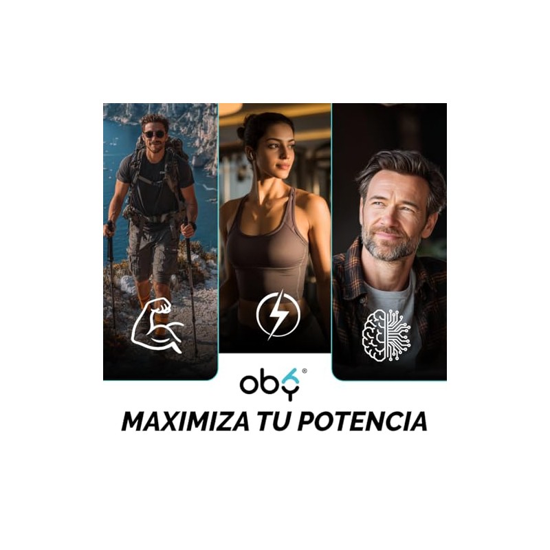 2-Pack Oby Creatina Monohidratada Micronizada en Polvo | 100% Alta