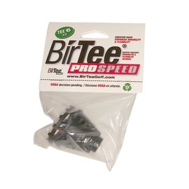 BirTee Pro Golf Tees - Size #6 (1 1/2") Individual Size Pack - 2 Tees Per Pack. Winter/Mat/Simulator Tees (Black)