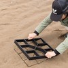 2 Pack Decorative Pavement Mold Cement Form Stamp Walkway Maker