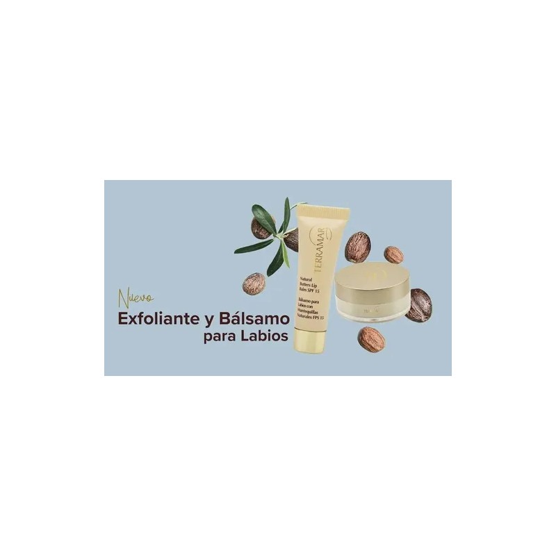 Set Bálsamo y Exfoliante Labios Mantequillas Terramar Lip Balm Scrub