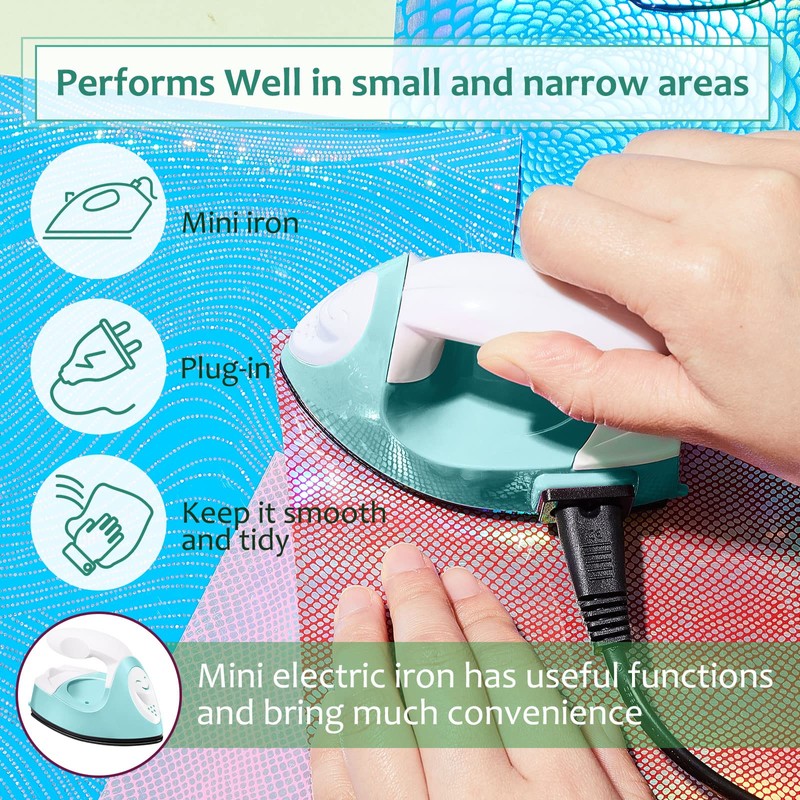 Honoson Mini Craft Iron Mini Heat Press Small Iron 3.93