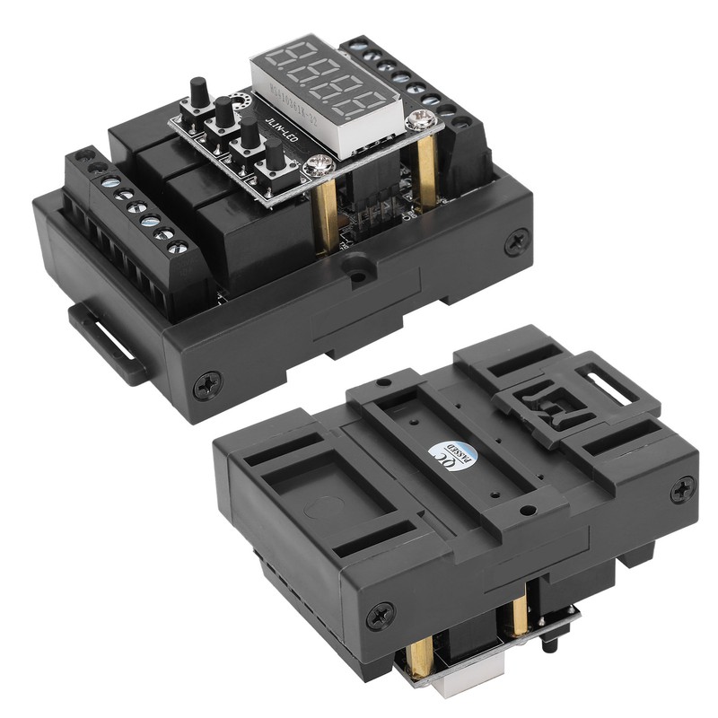 PLC Industrial Control Board Relay Digital Tube Integrated with Shell