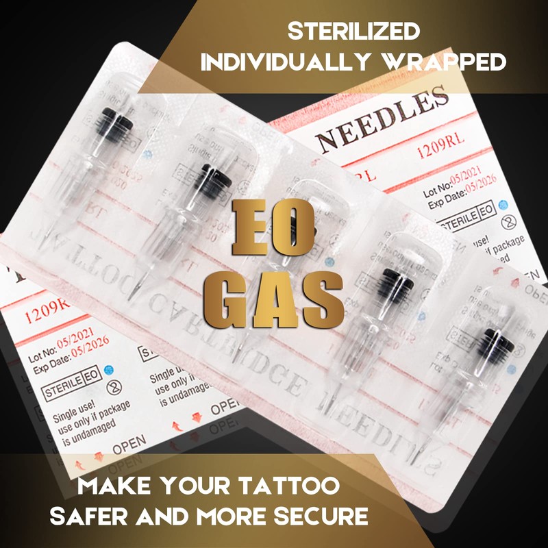 Jconly 20Pcs 1207RL Round Liner for Rotary Machine 1 box