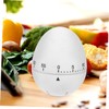 MAGICLULU 2pcs Egg Shape Kitchen Timer Mechanical Timer Compact Portable