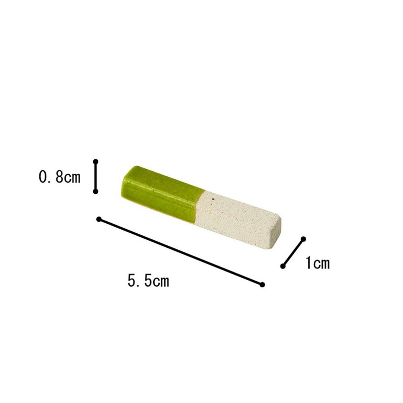 TAMAKI T-924297 Kyu Half Green Chopsticks Rest Diameter 2.2 x
