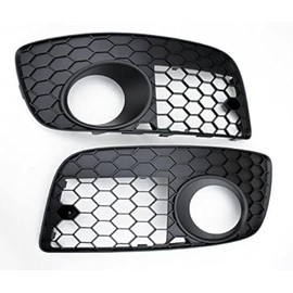 TX Racing Hex Mesh Honeycomb Style Fog Light Grille with Air Vent Intake for 2006-2009 Golf GTI MK5 / Jetta GLI MK5