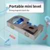Solid aluminum alloy Mini level ruler portable mini level bubble