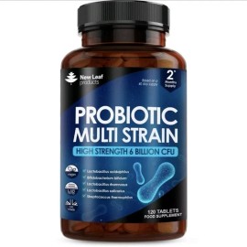 Suplementos probióticos digestivos salud intestinal hombres mujeres tabletas de acidophilus