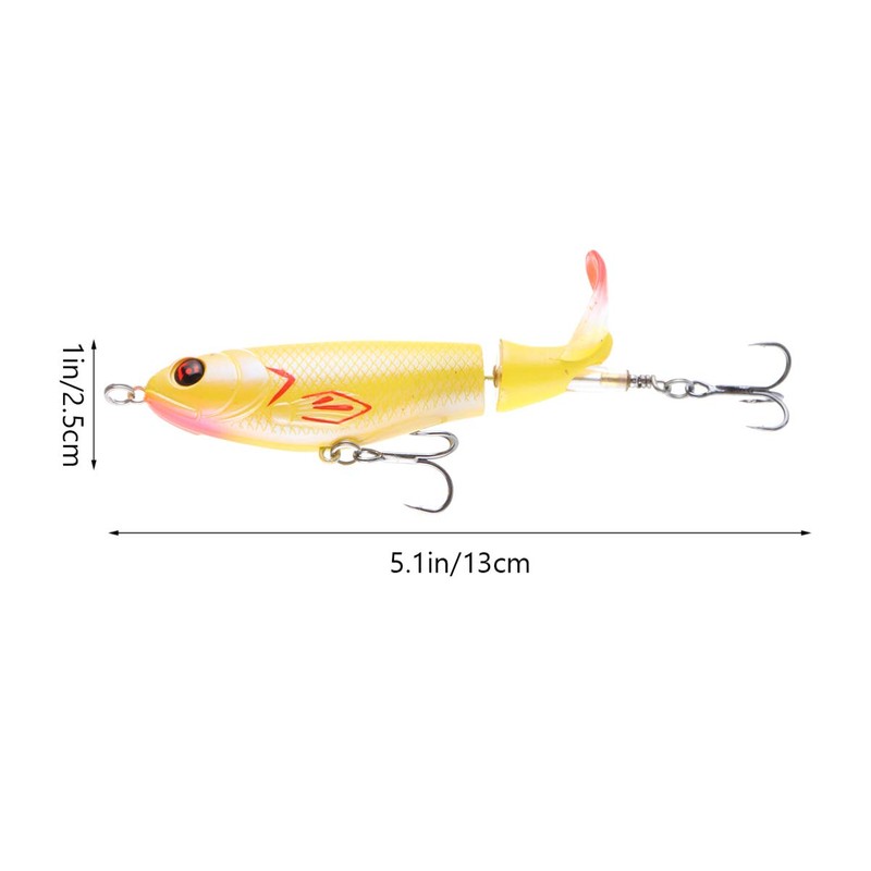 BESPORTBLE 2pcs Realistic Simulation Bait Propeller Lure Bait Hard for