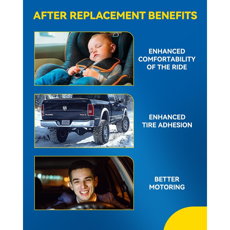 PHILTOP Front Struts for DTS 2006-2011, Lucerne 2006-2011, Shock Absorber