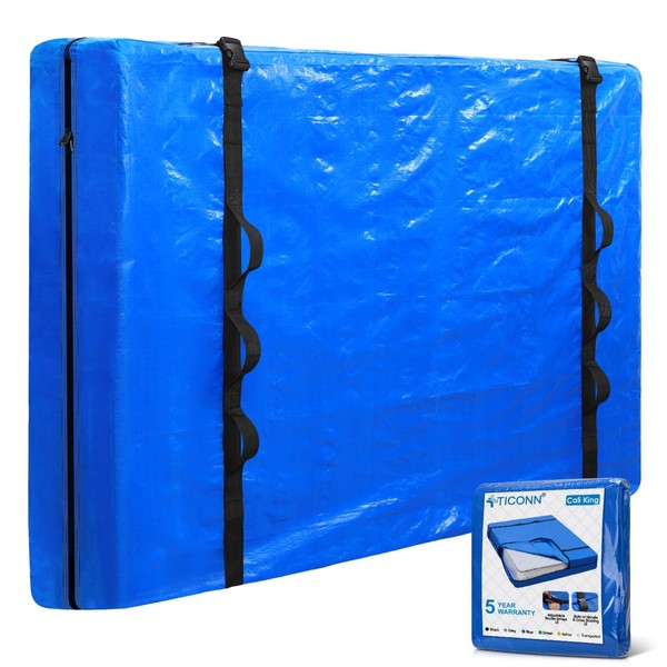 TICONN Mattress Bags for Moving, Heavy Duty Cali King Mattress