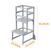 Zytty Toddler Step Stool Toddler Kitchen Stool, Adjustable-Height Toddler Tower