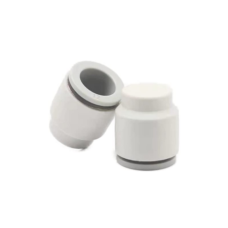 Set of 3 pneumatic sealing caps/blanking plugs, diameter 10 mm,