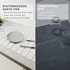 Large Stone Drying Mat for Kitchen Counter Diatomaceous Earth Collapsible