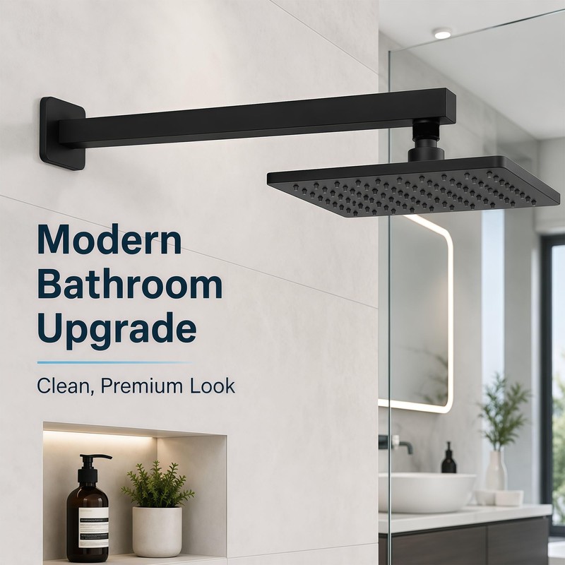 16 Inch Shower Head Extension Arm, Shower Head Extender with