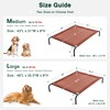 Love's cabin Elevated Cooling Dog Bed for Large Dogs, Portable