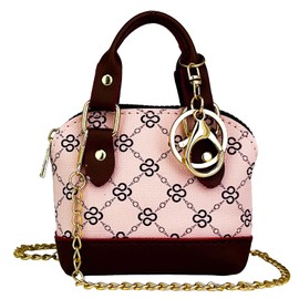 Sanxiner Keychain Coin Purse for Women,Cute Change Purse with Keyring Unique Purse Charms Small Coin Pouch Mini Purses Keychain Wallet with Tassels (Y-Pink)