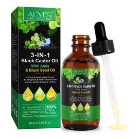 Aceite Puro 3 En 1 Oil Ricino Negro + Amla + Semilla Negra