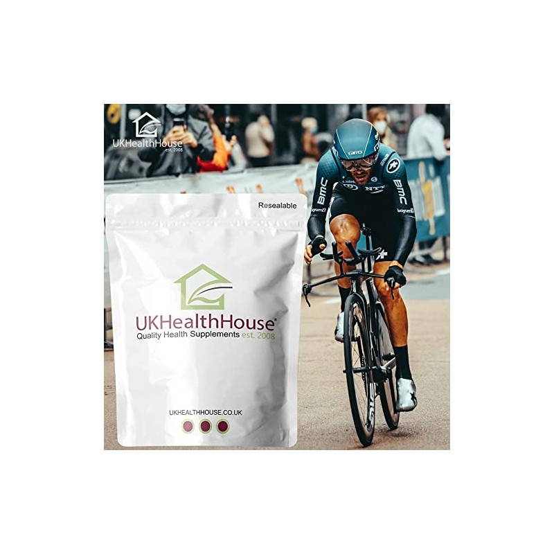 UKHealthHouse L-Glutamine Amino Acids 600mg x 180 Capsules Rapid Release