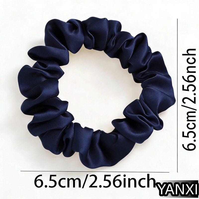 Satin Scrunchies Hair Ties Set