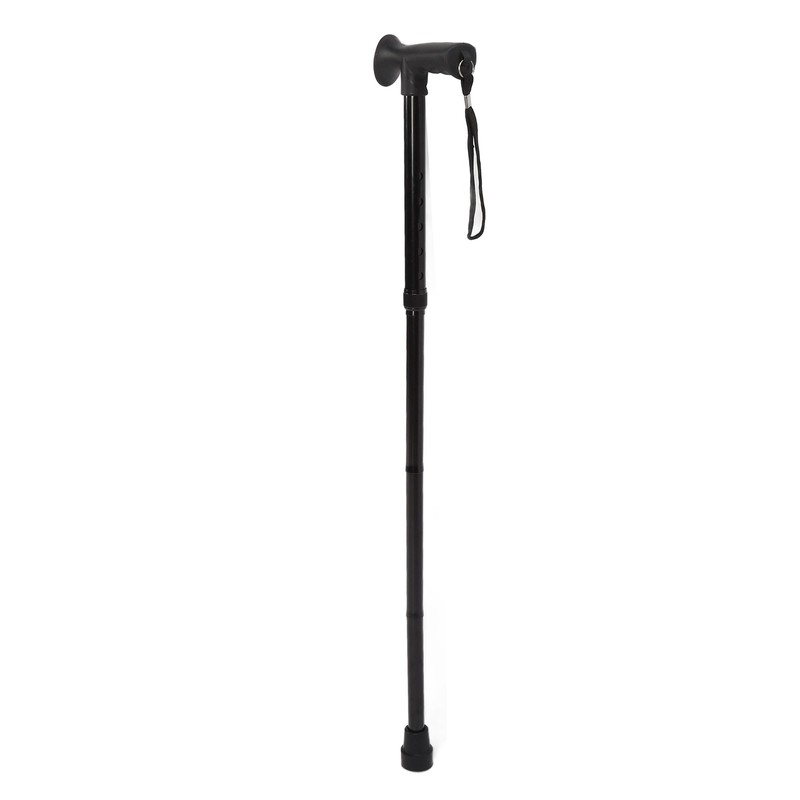 Folding Walking Cane for Men Women T Handle Wrist Strap
