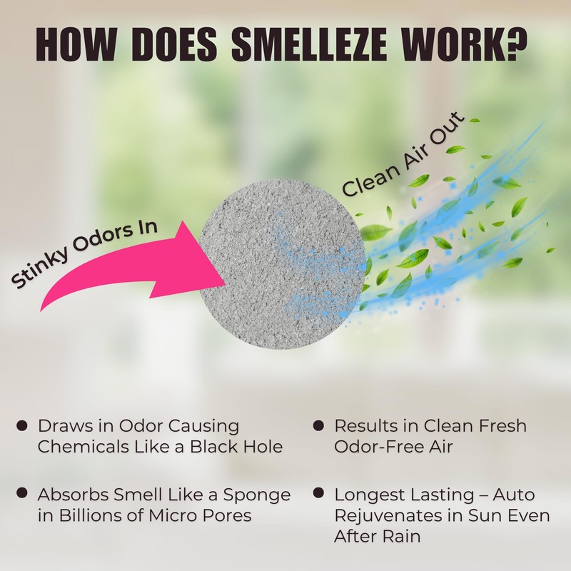 SMELLEZE Natural Skunk Smell Removal Deodorizer: 2 lb. Powder Get